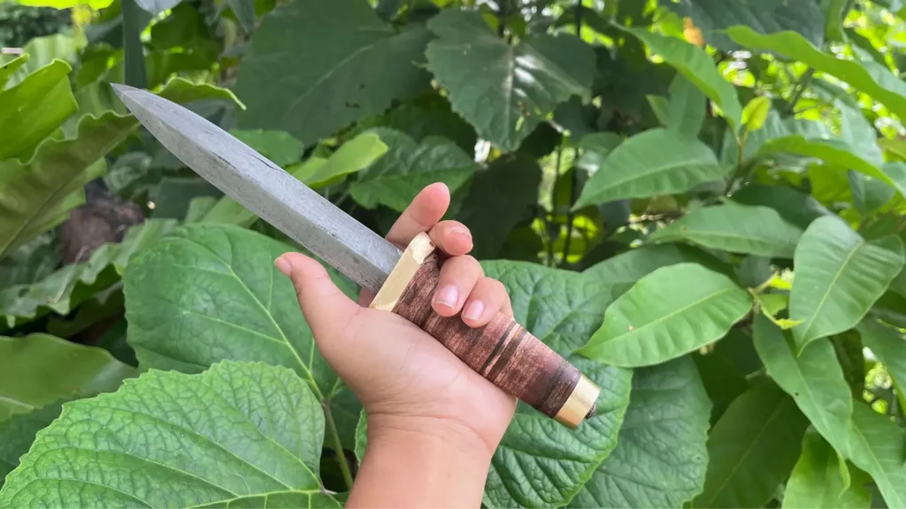 ด้ามมีดหนังอัด